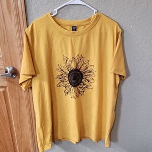 Shein Sunflower T-shirt